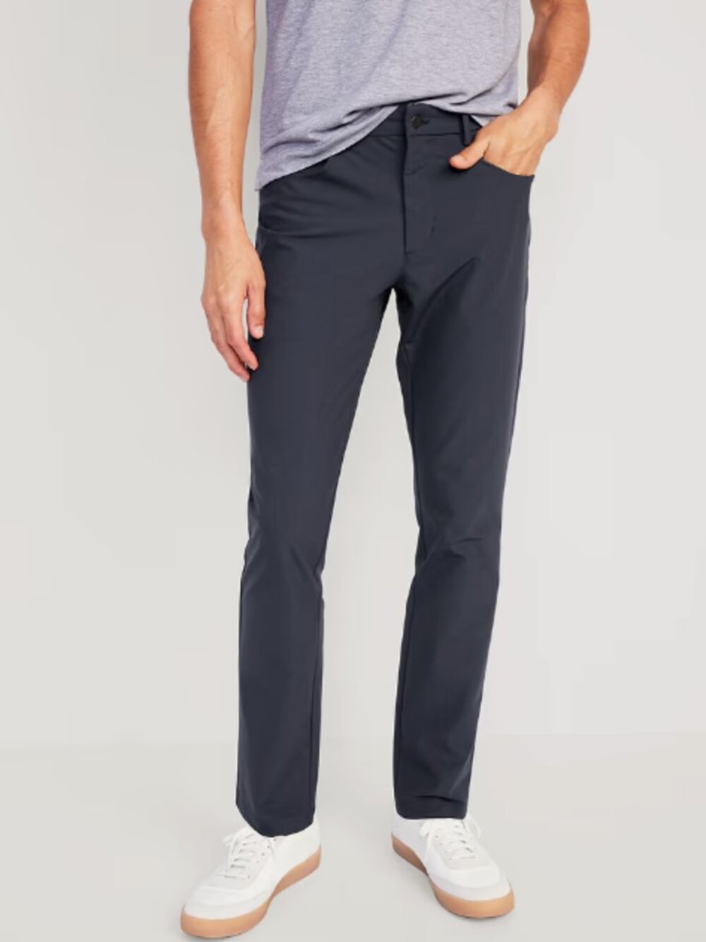 OLD NAVY Men's Slim Tech Hybrid Pants in Blue Size 36 X 32